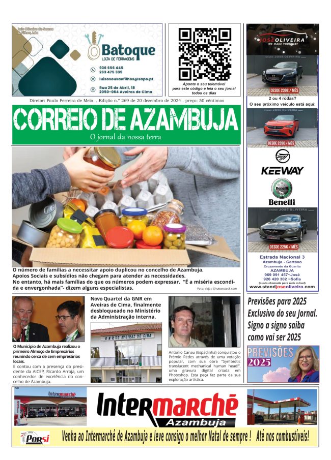 A edição de Dezembro do Correio de Azambuja