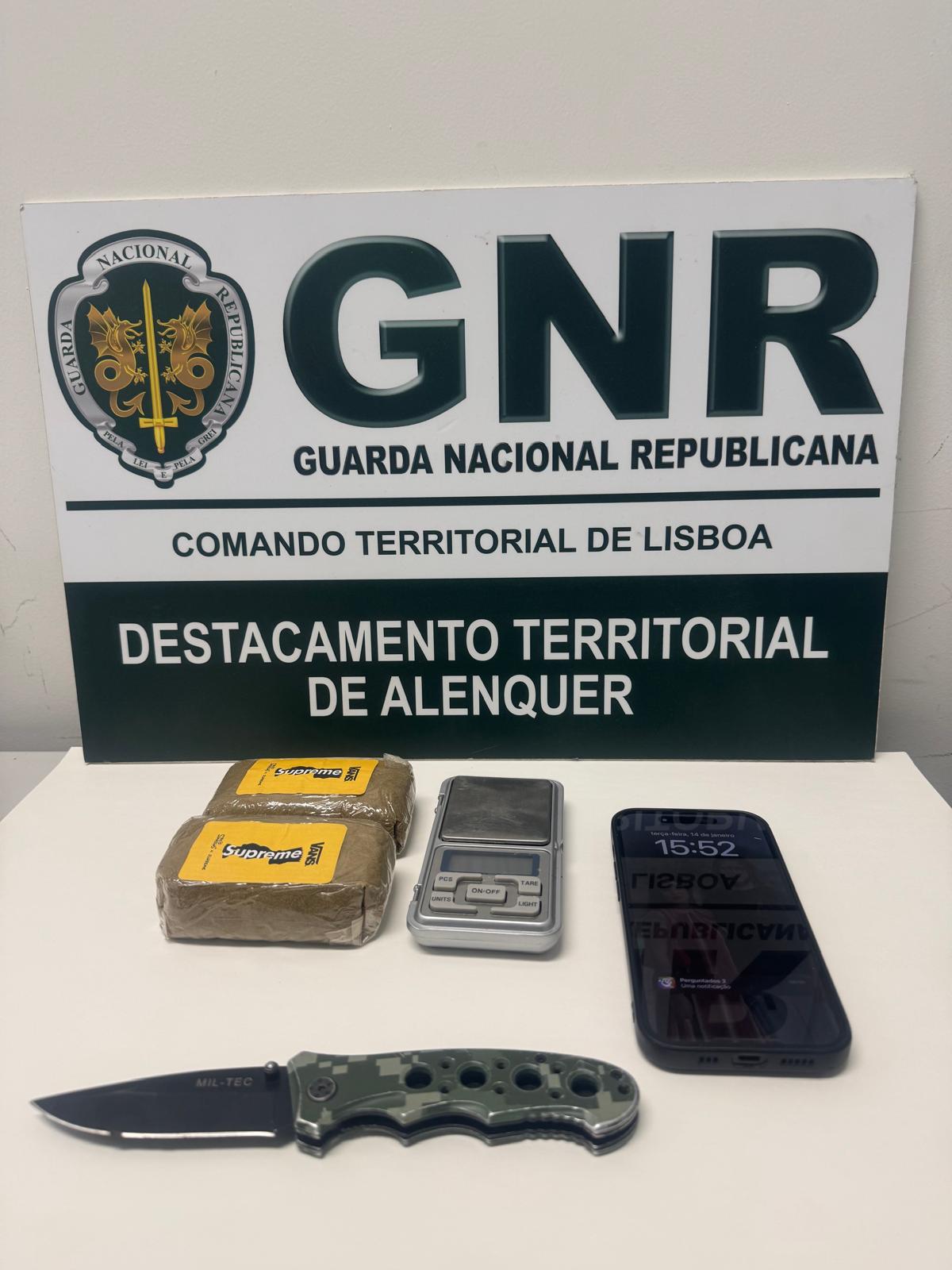 Alenquer: jovem traficante detido