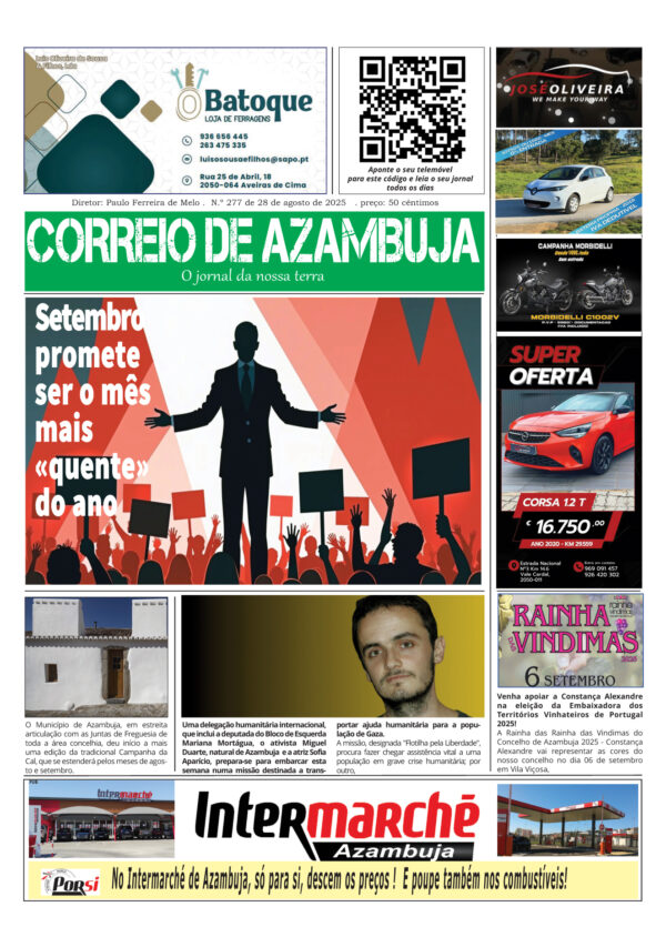 A edição de agosto vai estar à sua espera